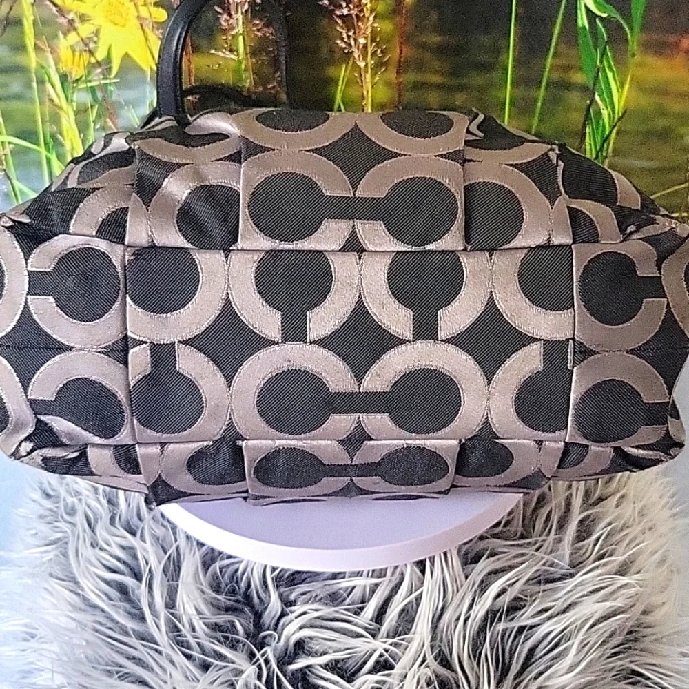 Coach Black and Gray Signature Tote Bag H1120-18765 - Picture 9 of 16